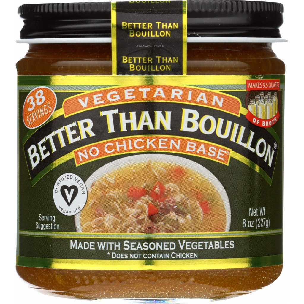 Vegetarian No Chicken Base - 8 oz