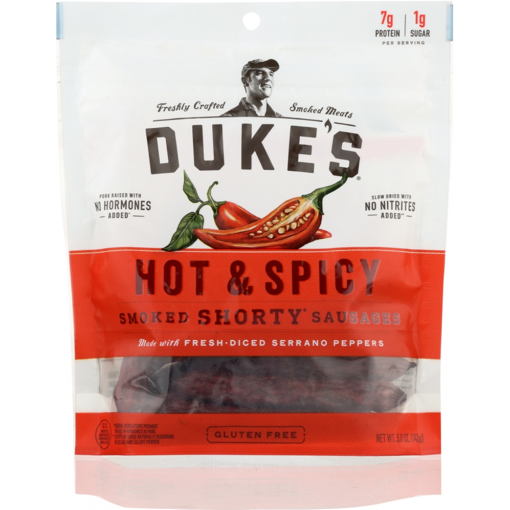 Spicy Shorty Smoked Sausage - 5 oz Premium Snack