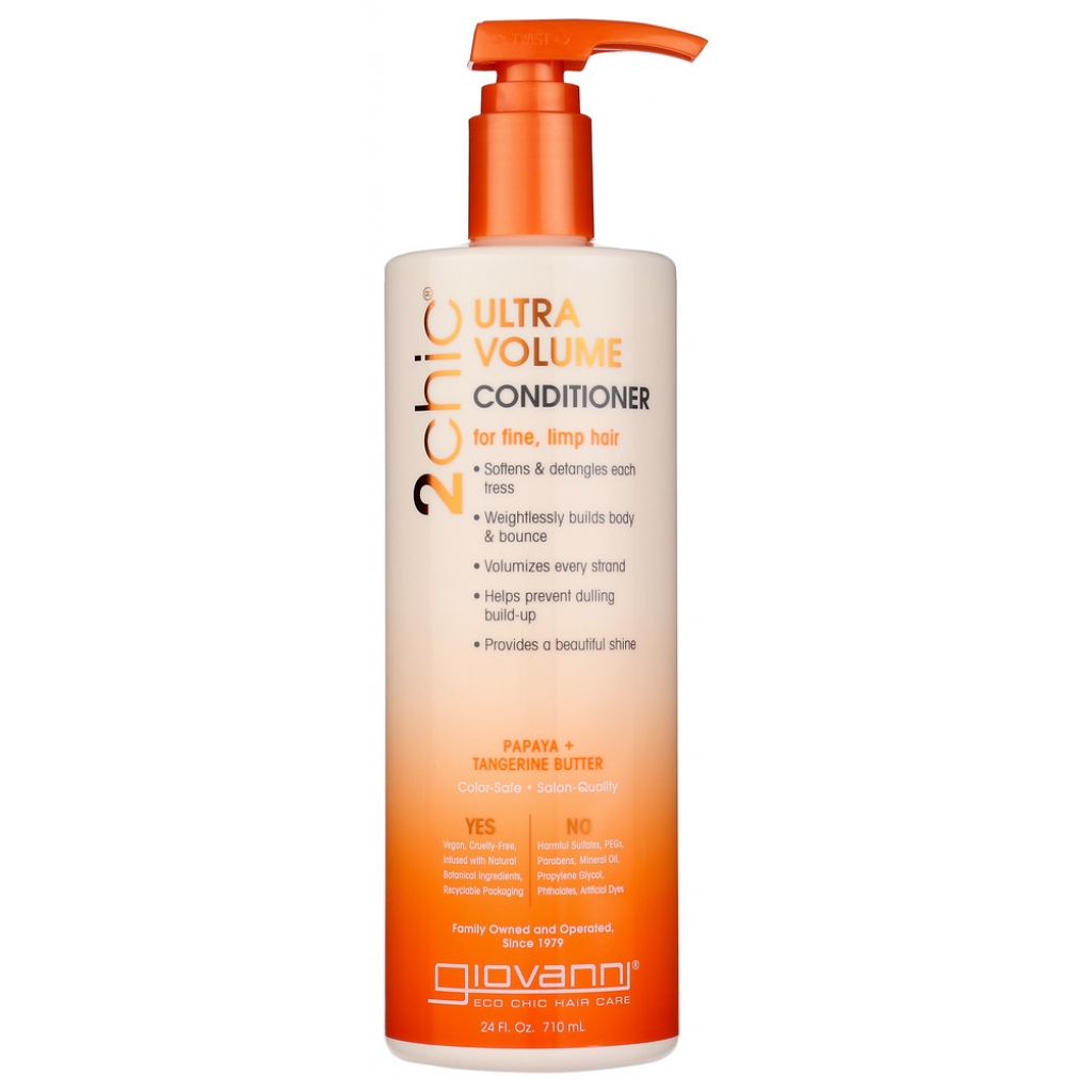 2chic Ultra-Volume Conditioner - Tangerine & Papaya Butter, 24 oz