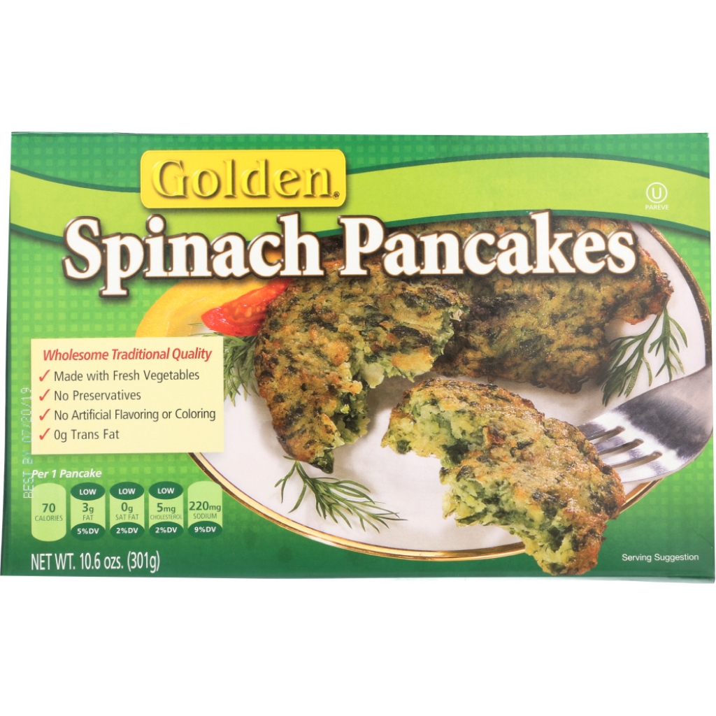 Spinach Pancake Potato Mix, 8 Count, 10.6 oz