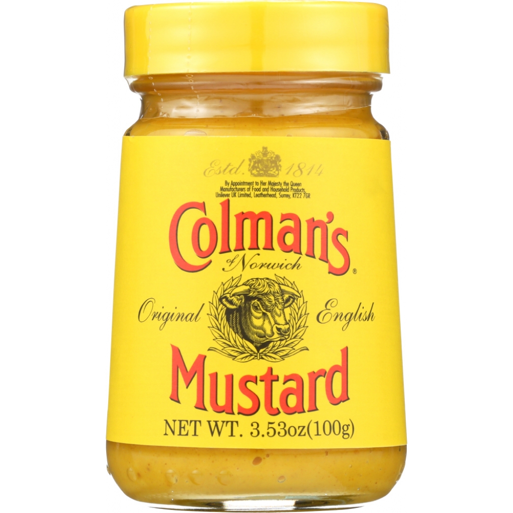 Spicy Prepared Mustard with Brown & White Seeds, 3.53 oz