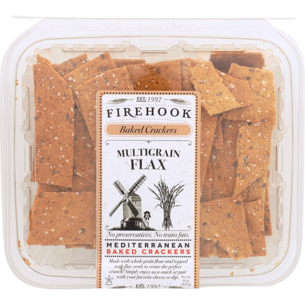 Multigrain Flax Baked Crackers