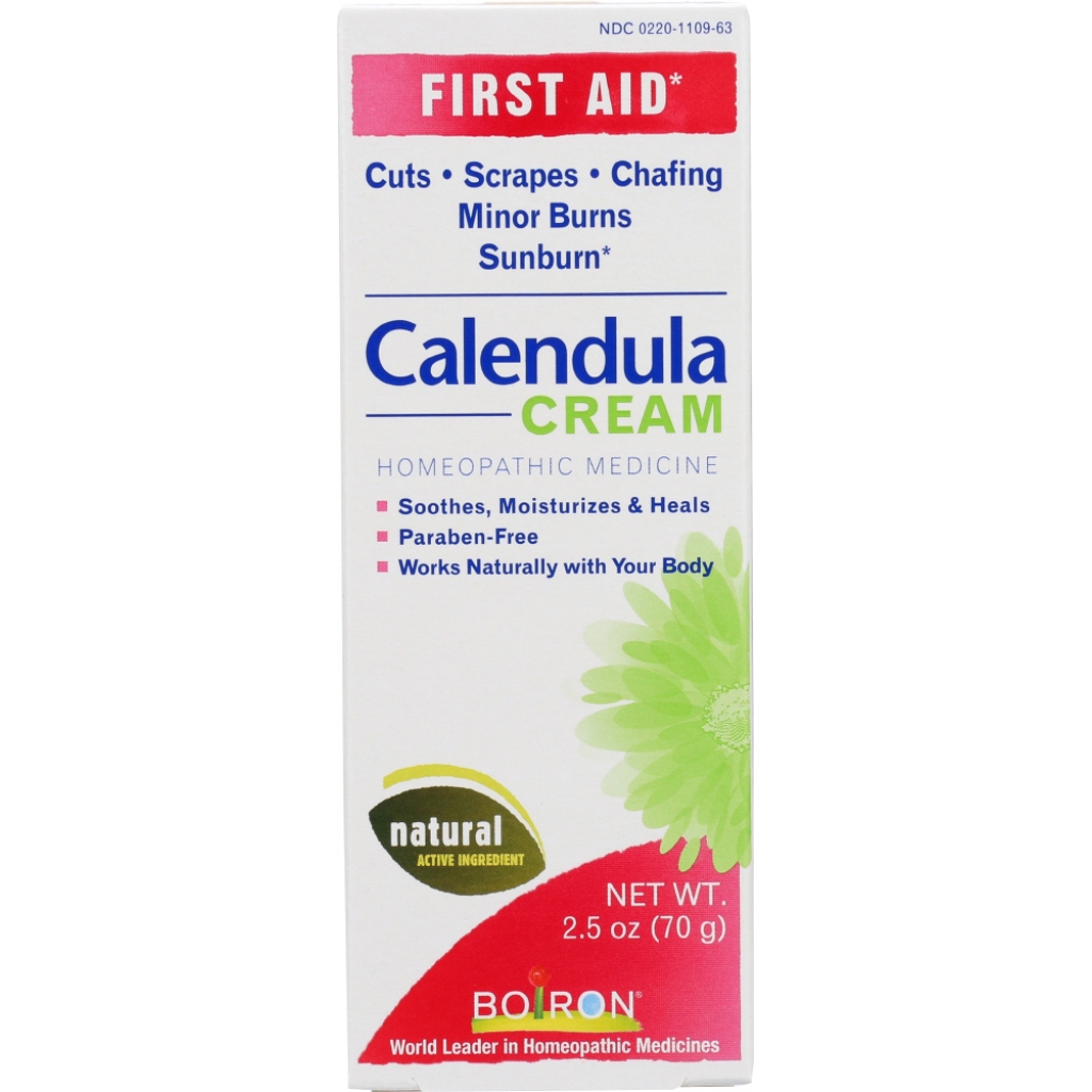 Homeopathic First Aid Calendula Cream, 2.5 oz