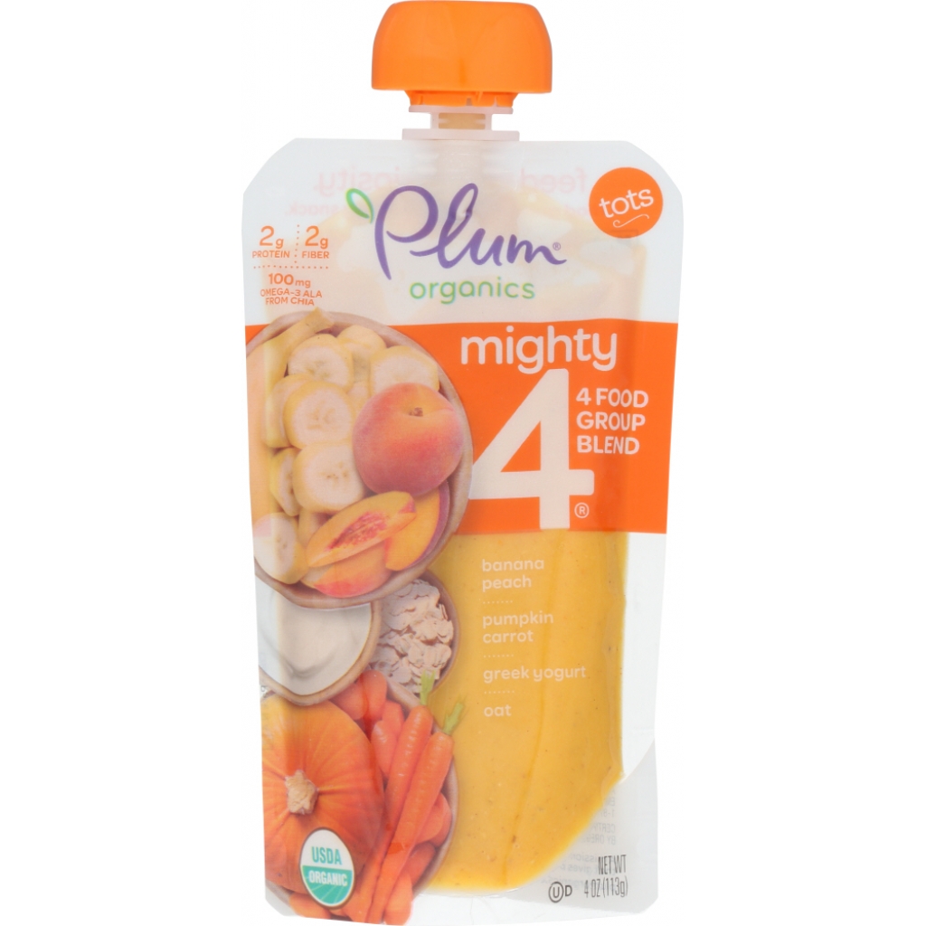 Mighty 4 Pumpkin Pomegranate Quinoa Greek Yogurt - 4 oz Superfood Snack