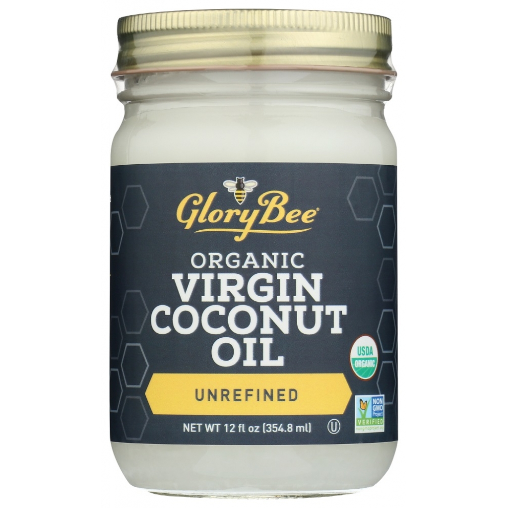 Organic Unrefined Virgin Coconut Oil, 12 oz