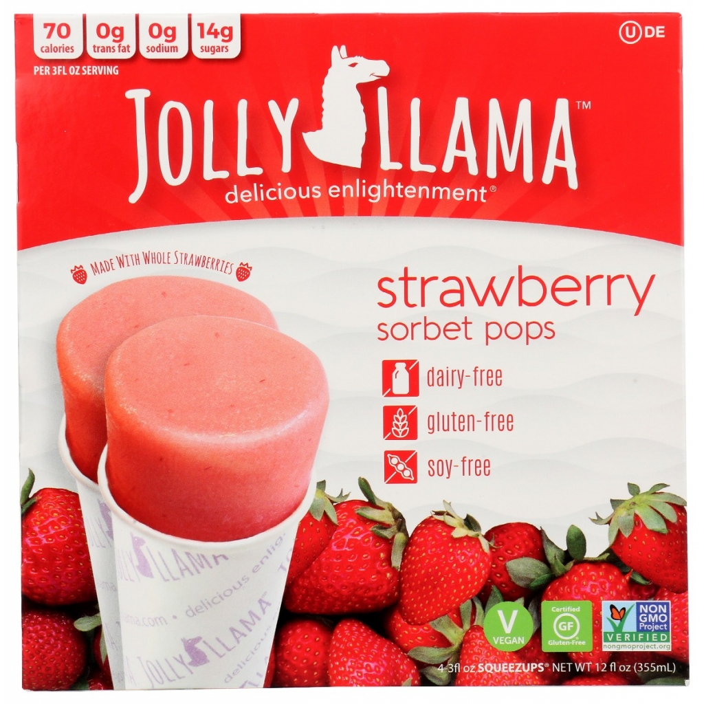 Strawberry Sorbet Pop, 4 Count