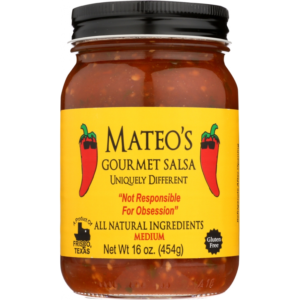 Mateo’s Gourmet Medium Salsa