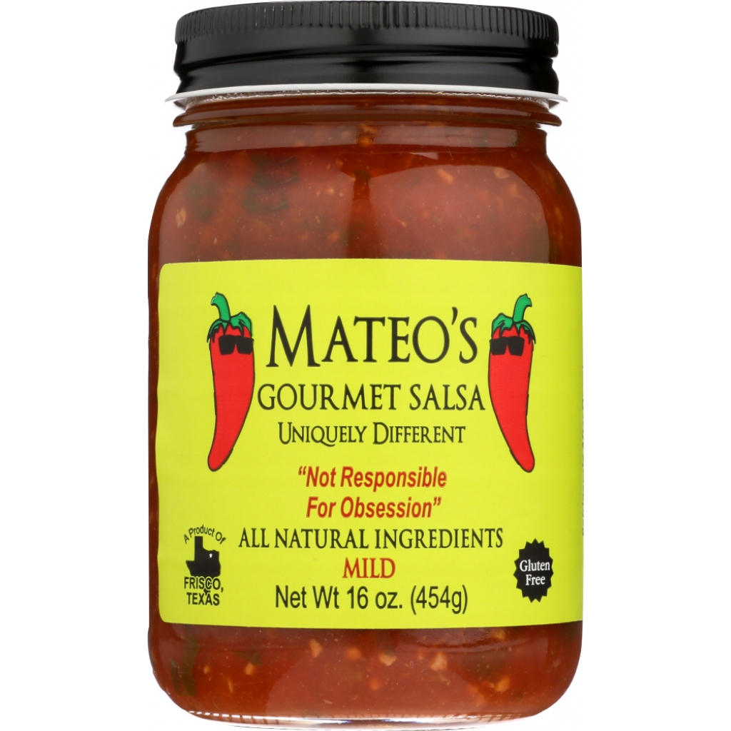 Mateo’s Gourmet Mild Salsa - 16 Oz