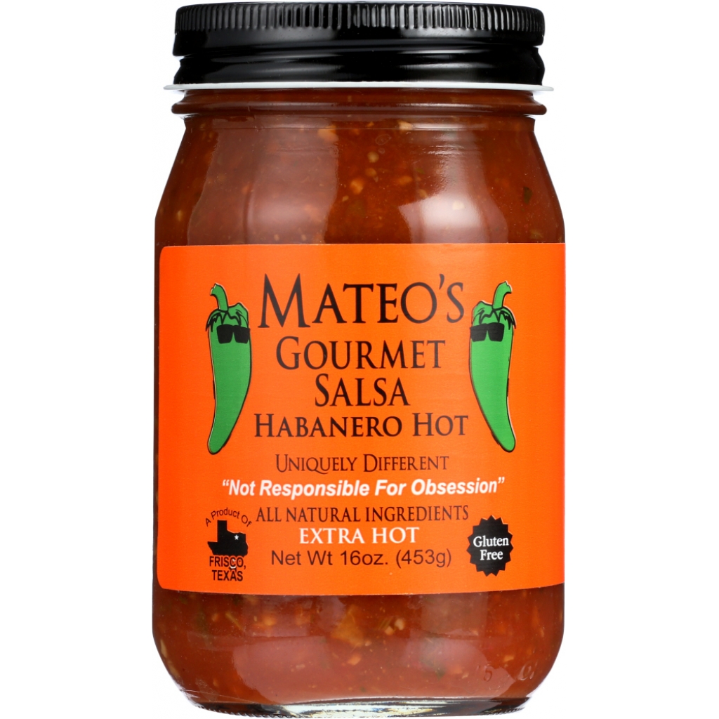 Mateo's Gourmet Habanero Salsa - 16 oz