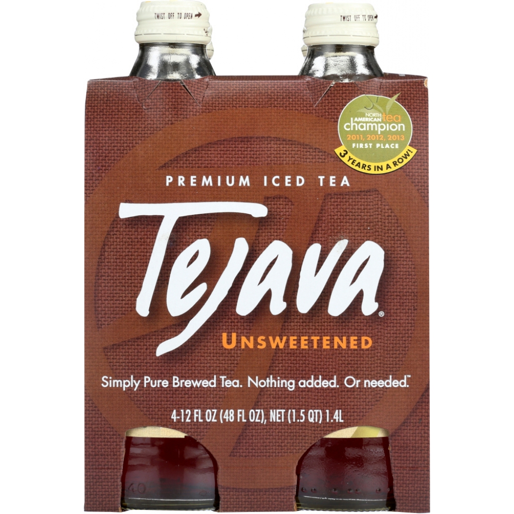 Tejava Original Black Tea, 4-Pack, 48 oz