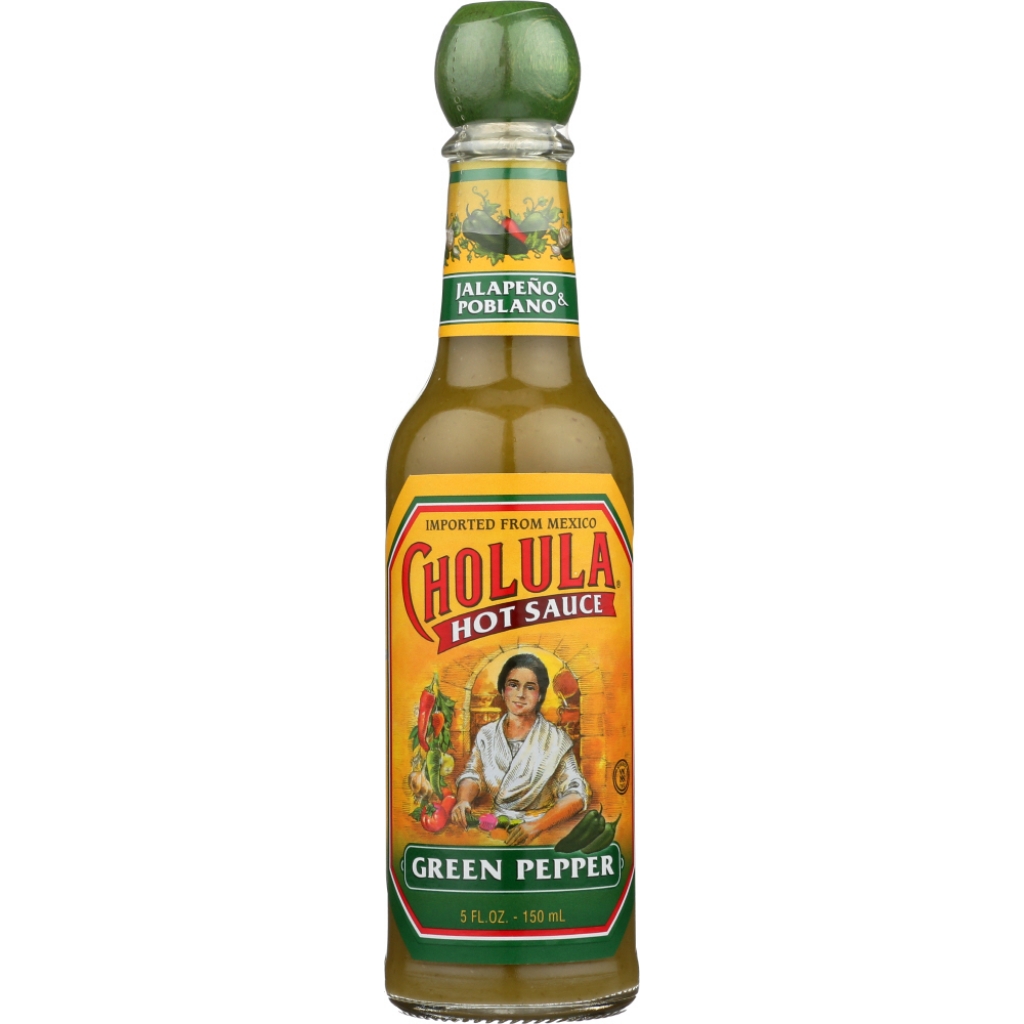 Cholula Green Pepper Hot Sauce, 5 oz