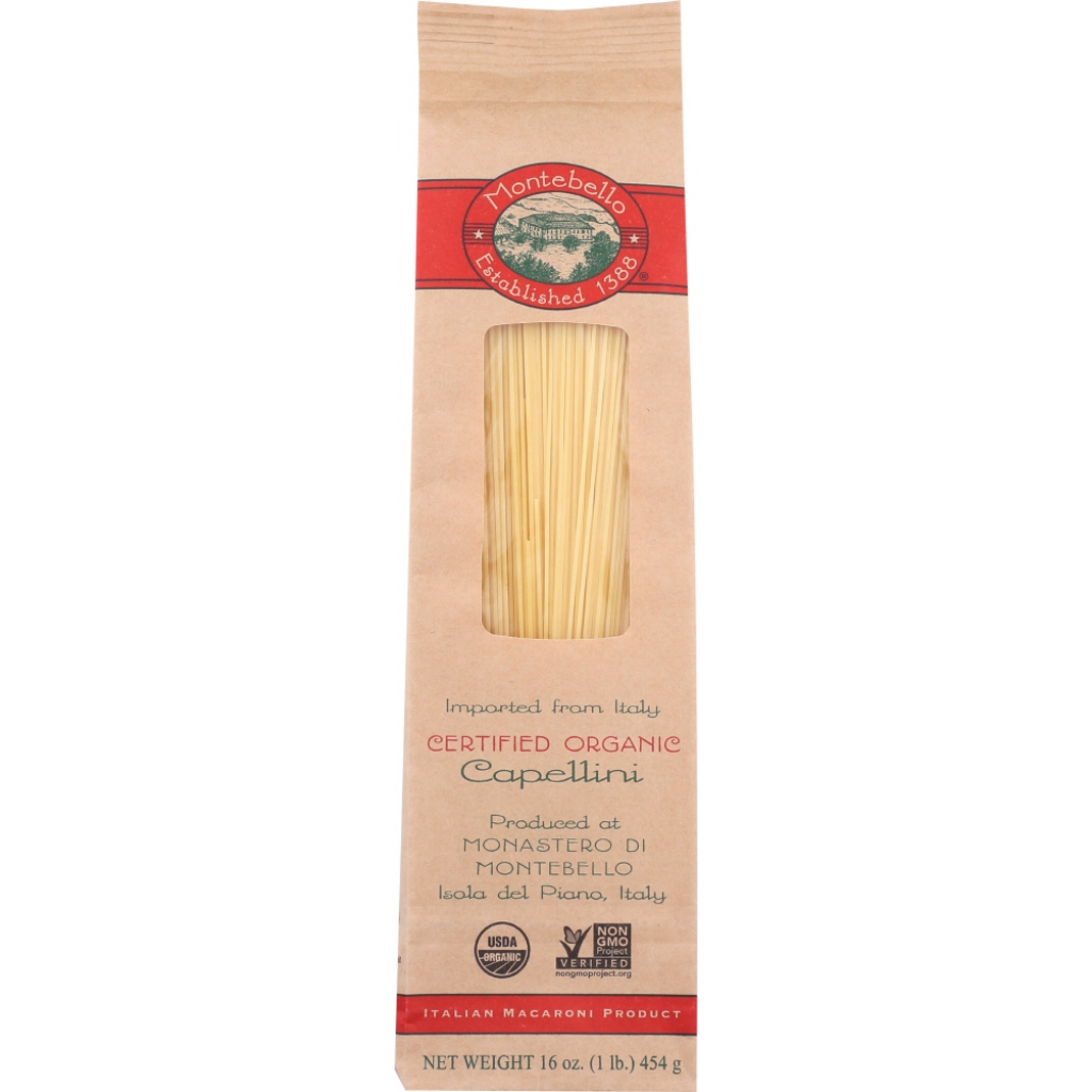 Organic Capellini Pasta - Light and Delicate