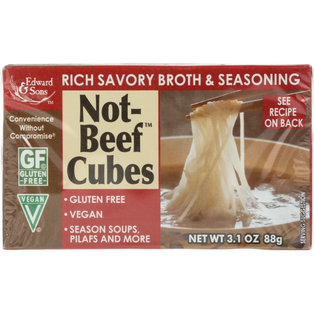 Not-Beef Bouillon Cubes - Vegan Friendly, 3.1 oz