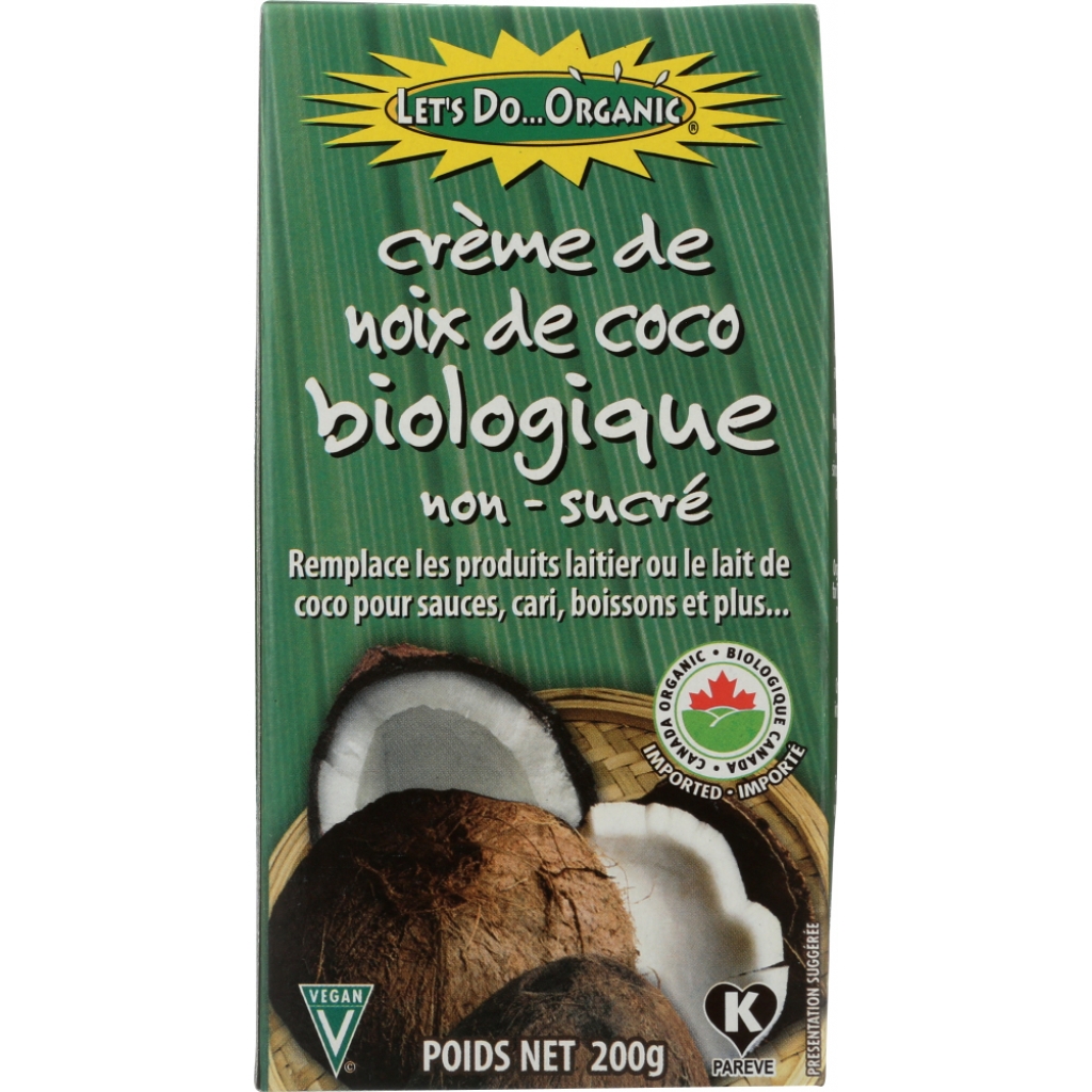 Organic Unsweetened Creamed Coconut