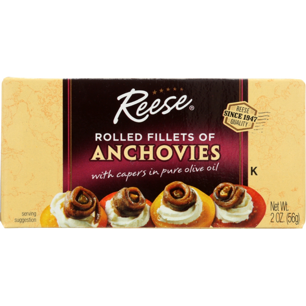 Rolled Fillets of Anchovies, 2 oz