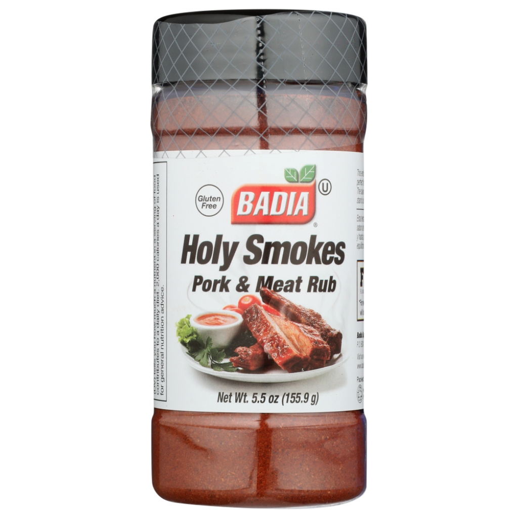 Badia Holy Smokes Pork & Meat Rub, 5.5 oz