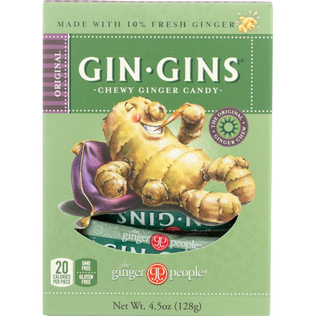 Gin Gins Original Chewy Ginger Candy - America's Favorite