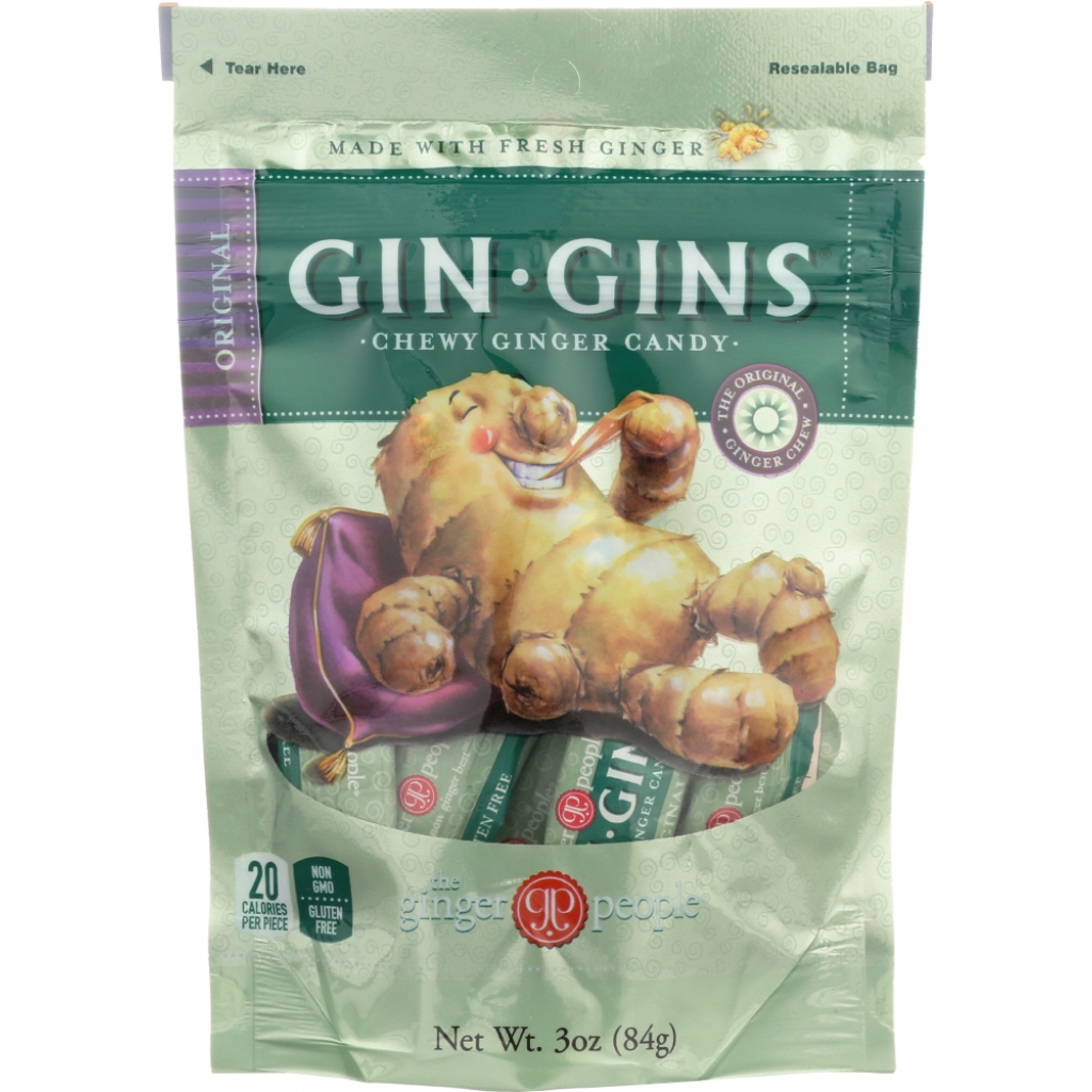 Gin Gins Original Ginger Chews - 3 oz