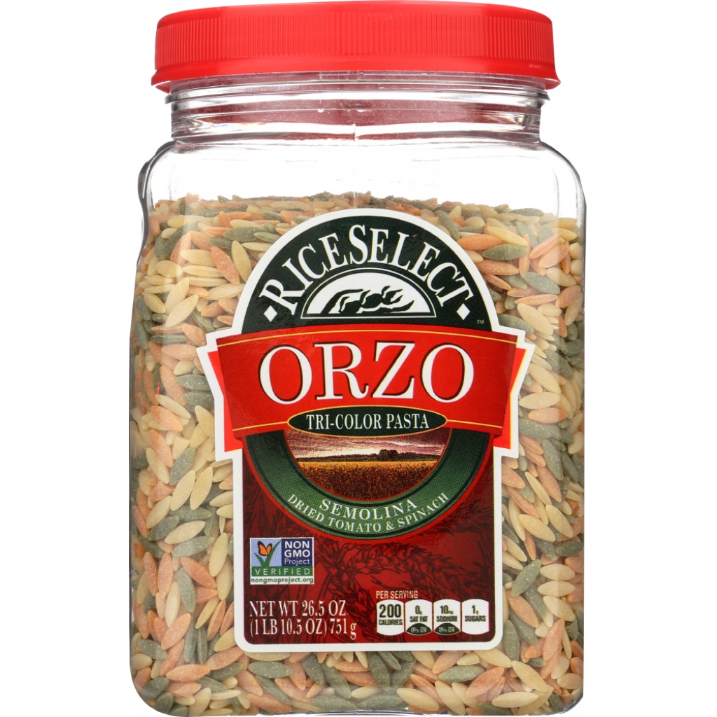 Tri-Color Orzo Pasta, 26.5 oz