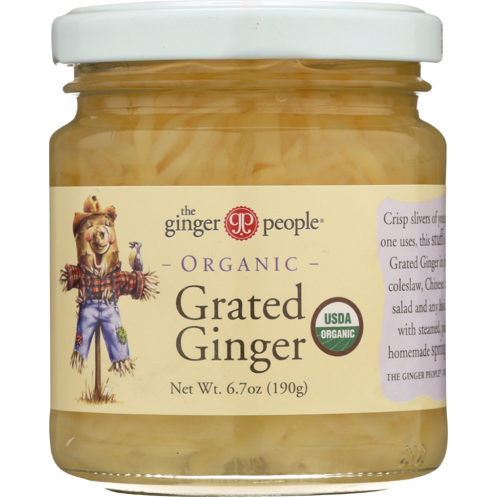 Organic Grated Ginger - Versatile Spice