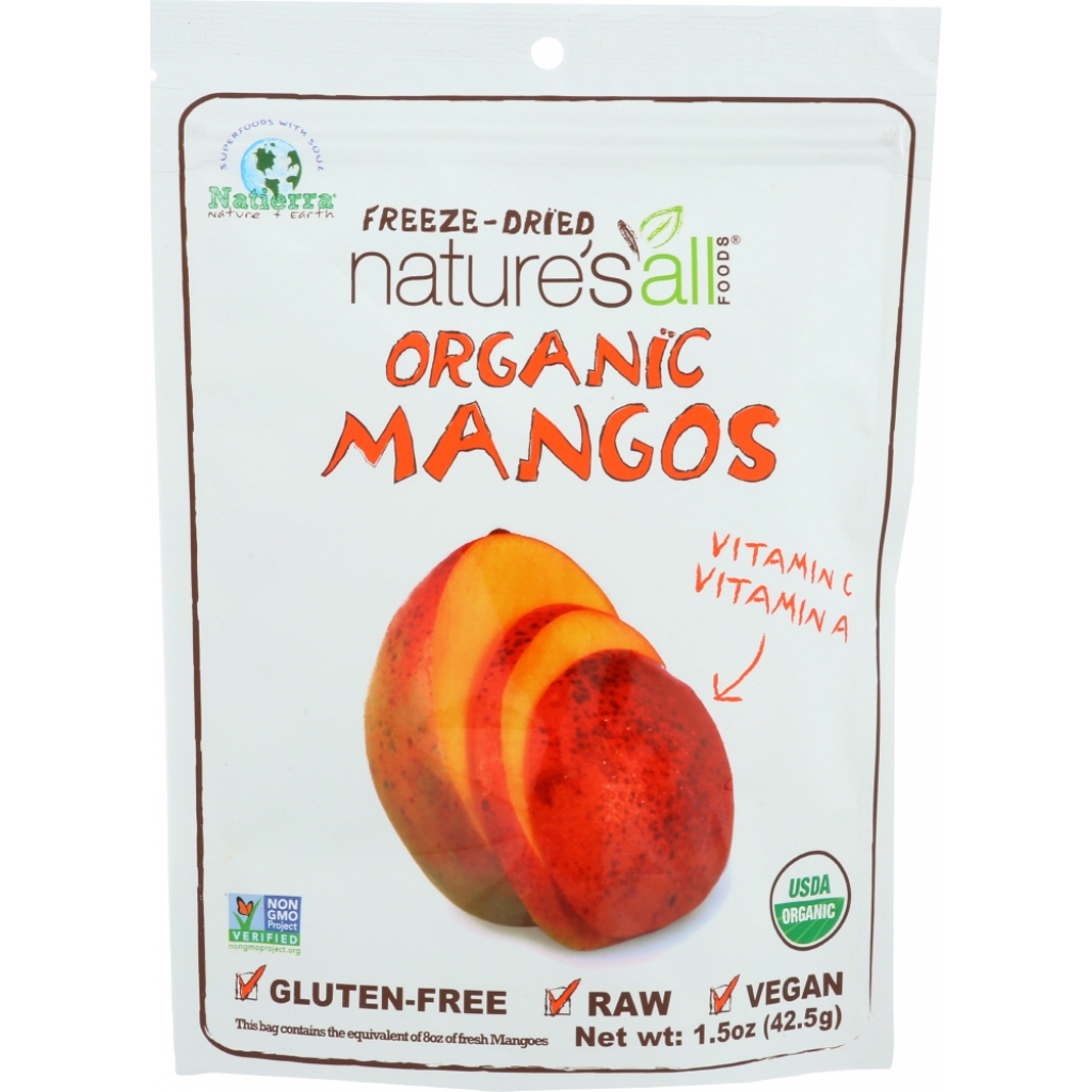 Freeze-Dried Organic Mango Slices