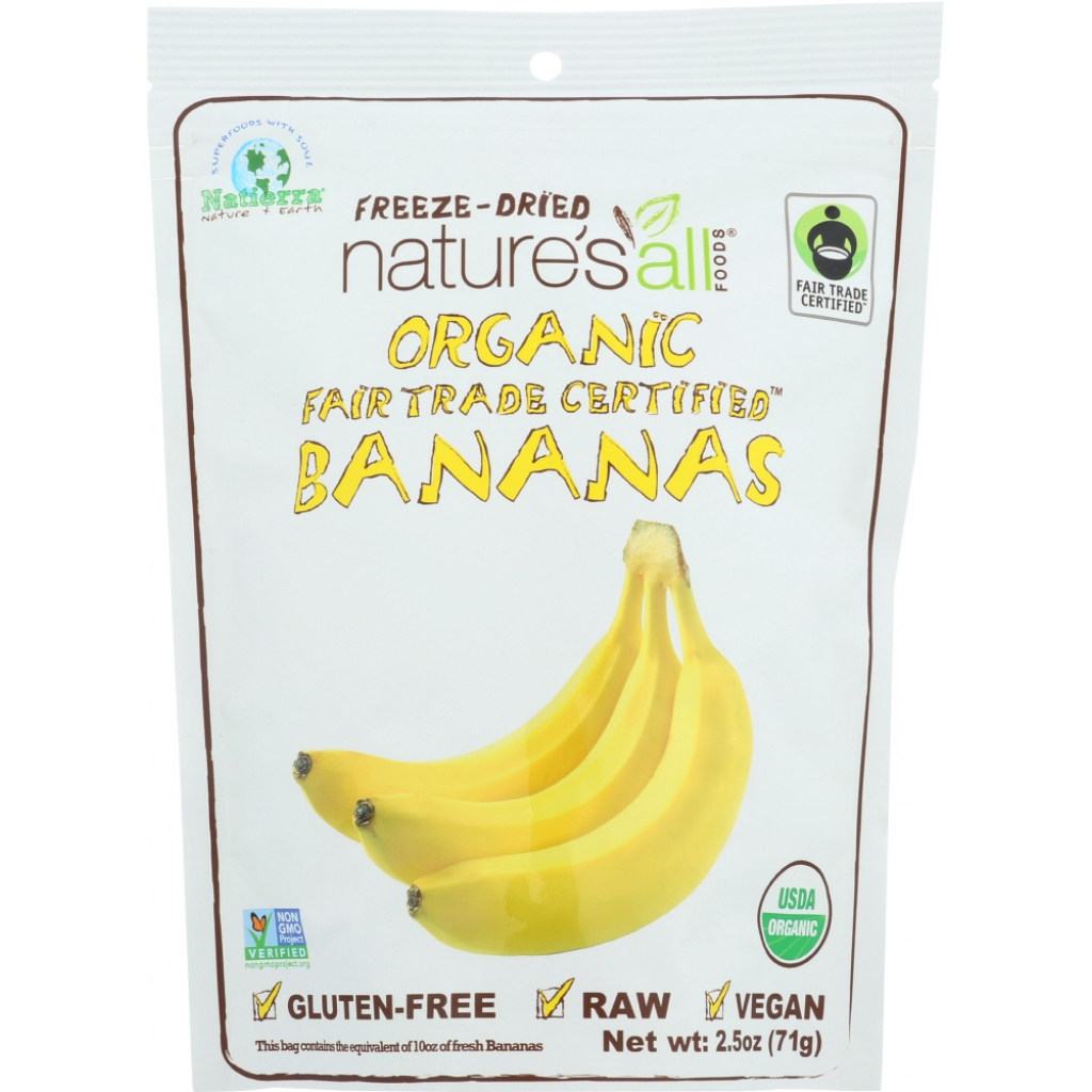 Organic Freeze-Dried Banana Snacks - Crunchy Sweetness