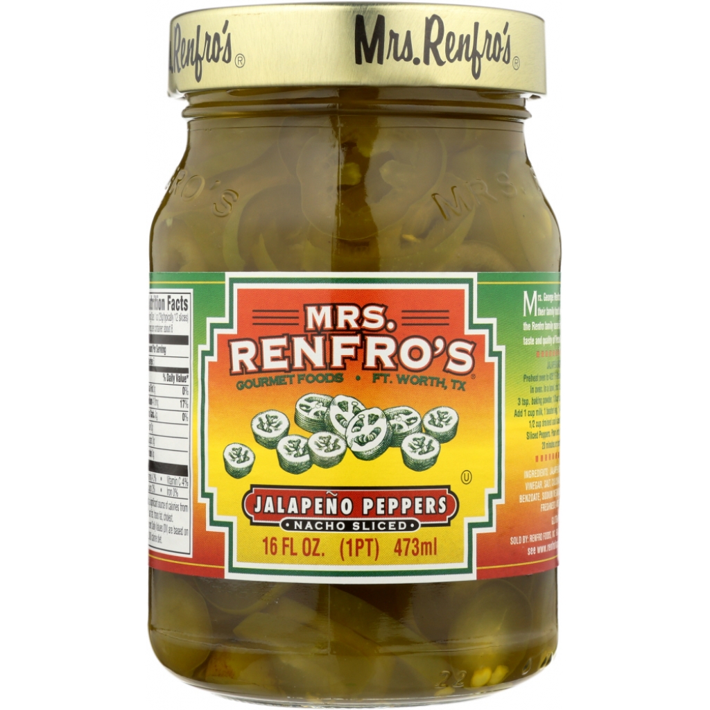 Fiery Nacho Sliced Jalapeno Peppers - 16 oz