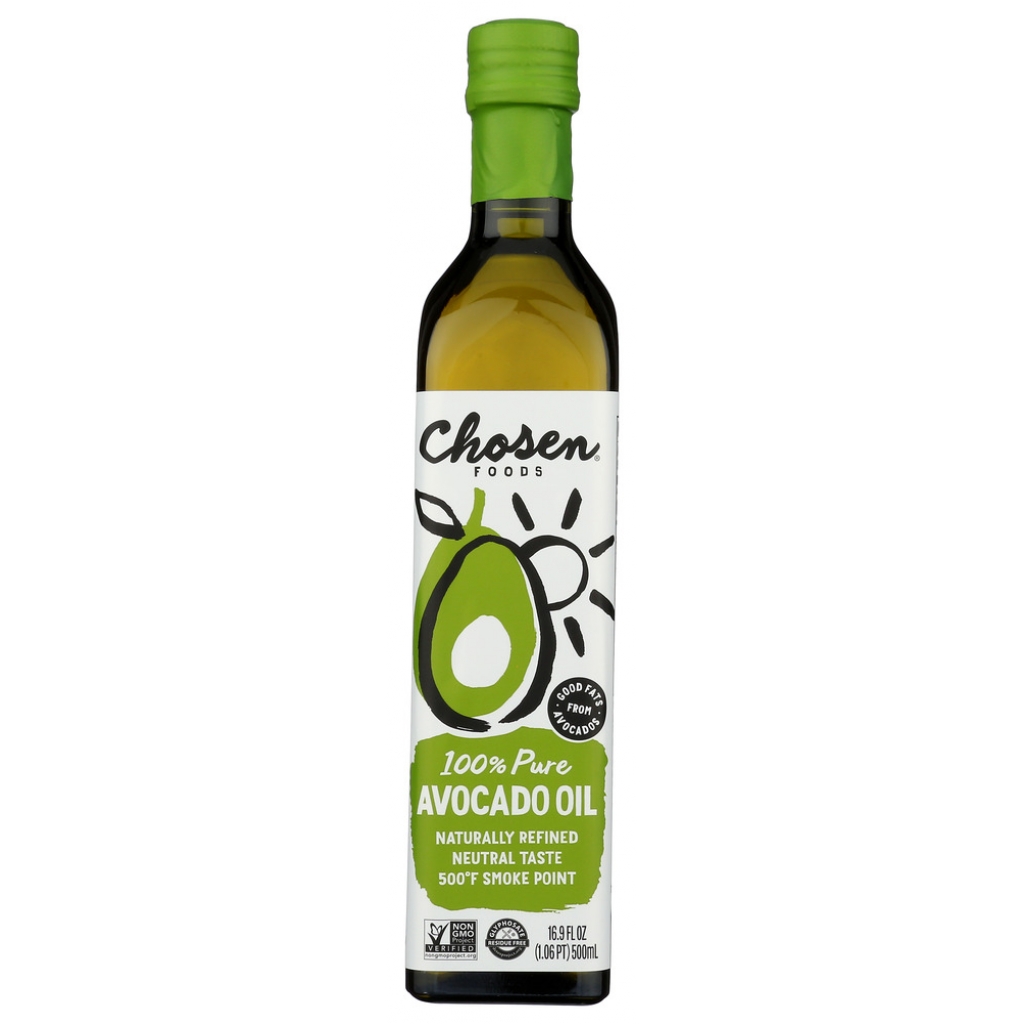 Premium Cold-Pressed 100% Pure Avocado Oil, 500 ml