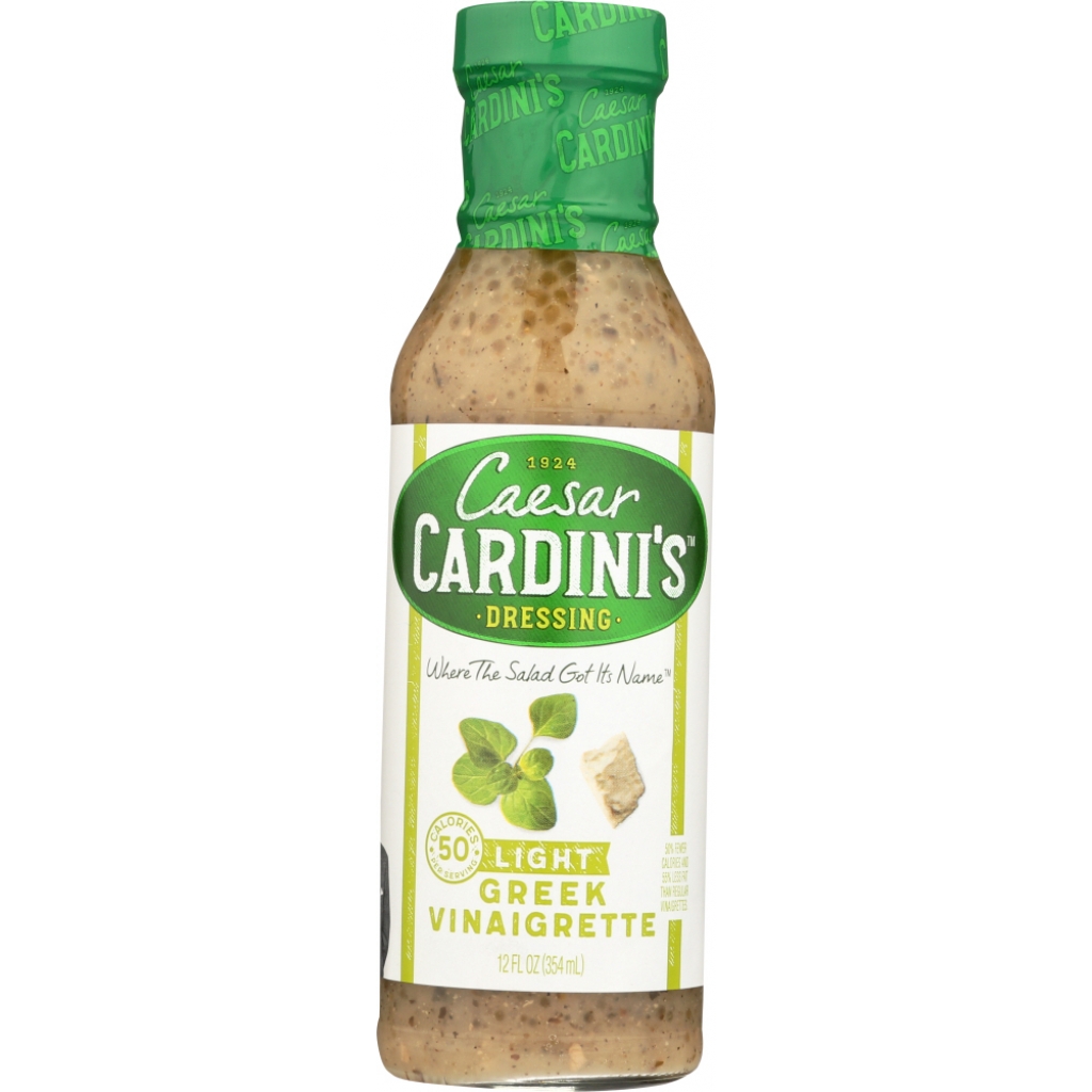 Cardini's Light Greek Vinaigrette Dressing - Healthier Choice