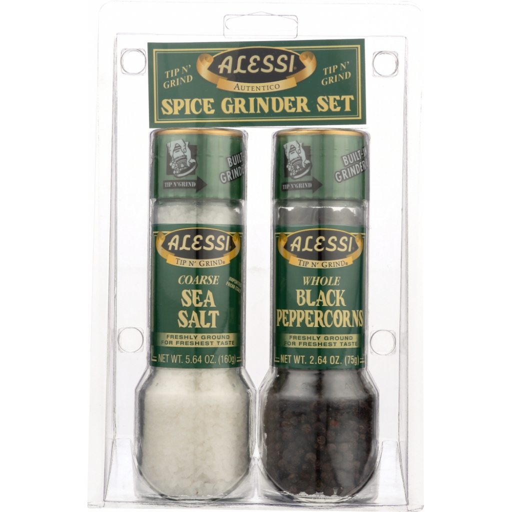 Alessi Grinder Set - Salt and Pepper, 2 Pack