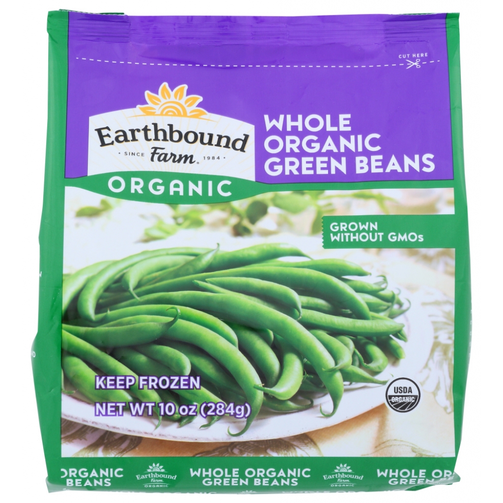 Frozen Organic Whole Green Beans - 10 OZ