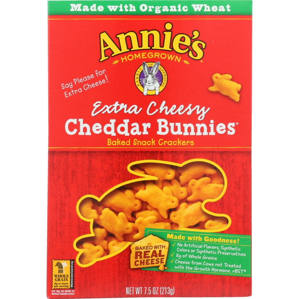 Extra Cheesy Cheddar Bunnies, 7.5 oz