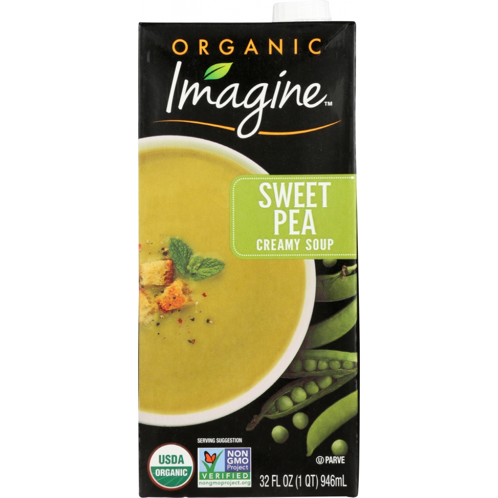 Organic Creamy Sweet Pea Soup - 32 oz.