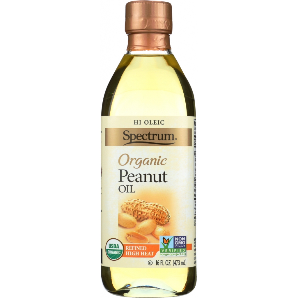 Refined Organic Peanut Oil - 16 oz