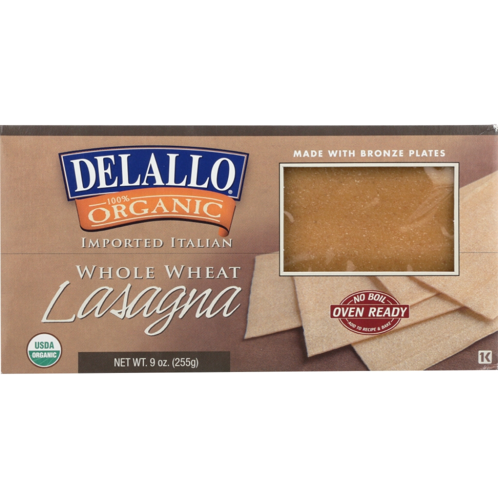 Organic Whole Wheat Lasagna Noodles