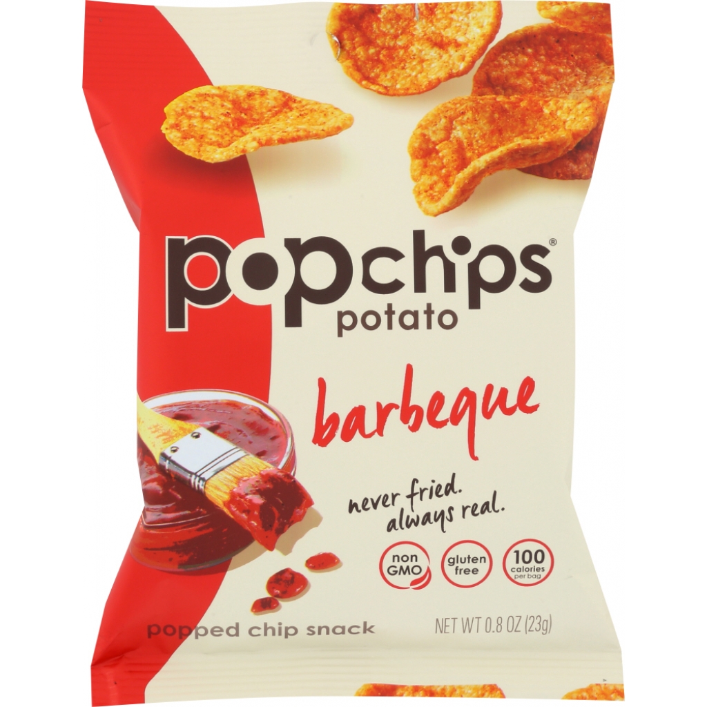 Barbecue Potato Popped Chip Snacks