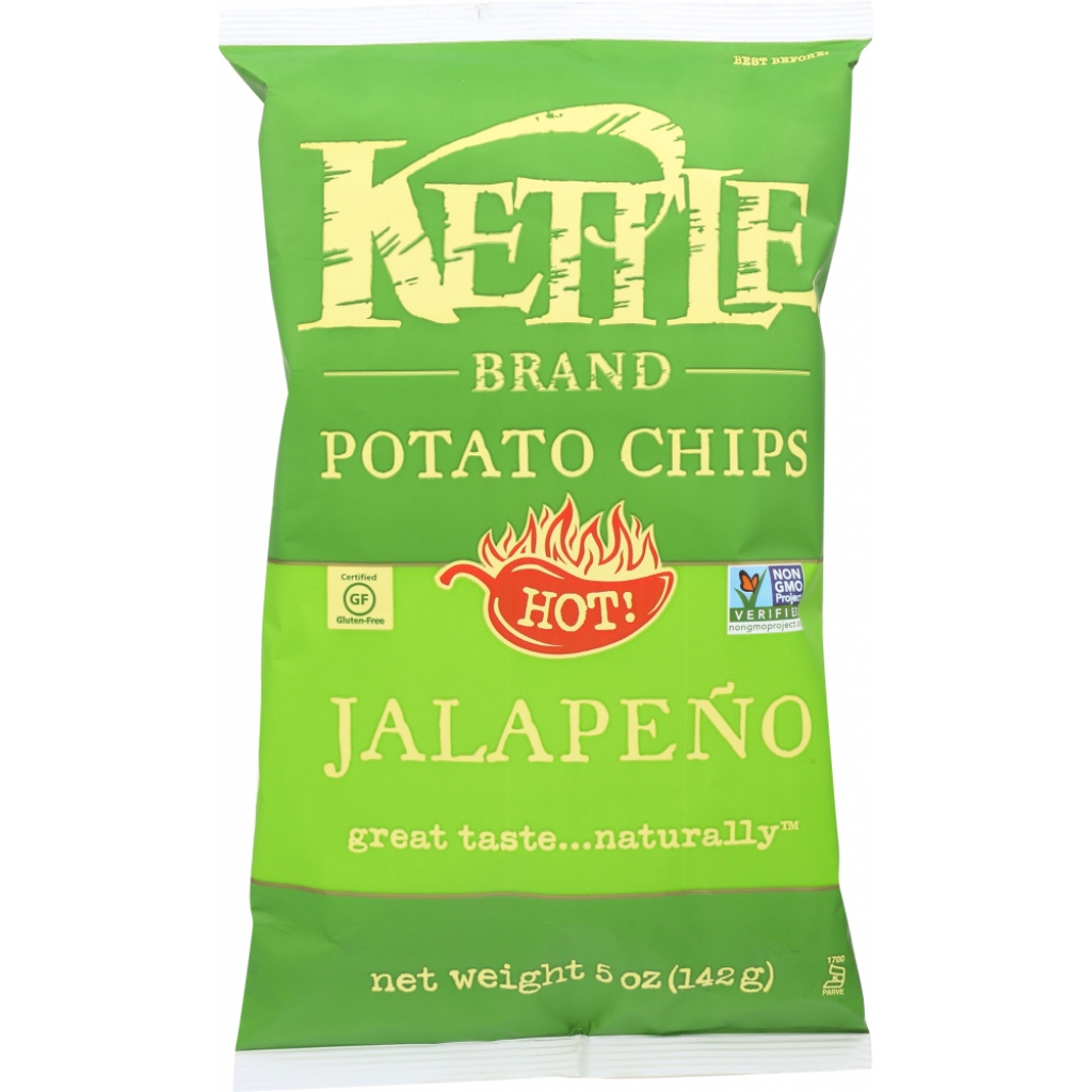 Zesty Jalapeno Kettle Potato Chips - 5 oz