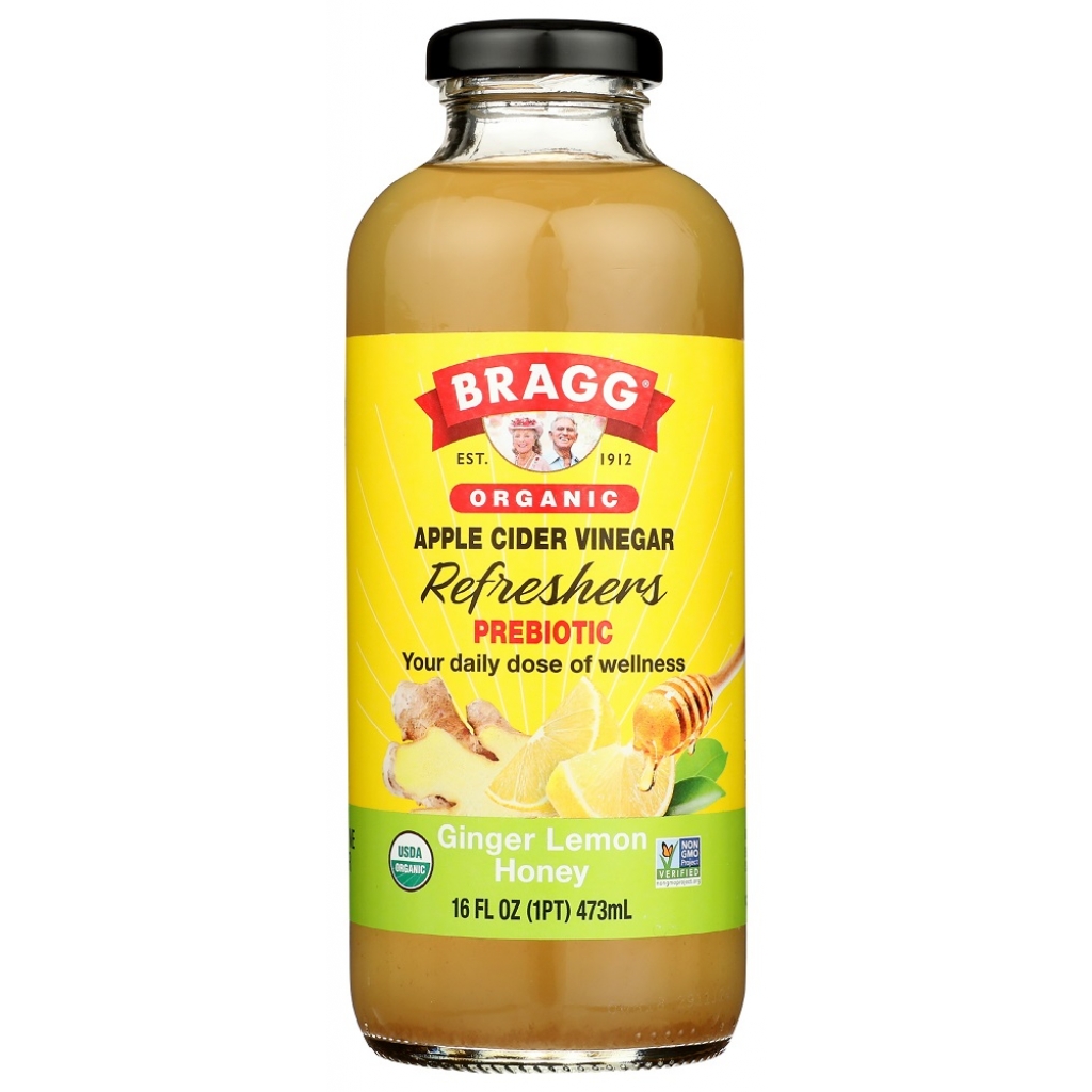 Bragg ACV Refreshers Ginger Lemon Honey - 16 fl oz