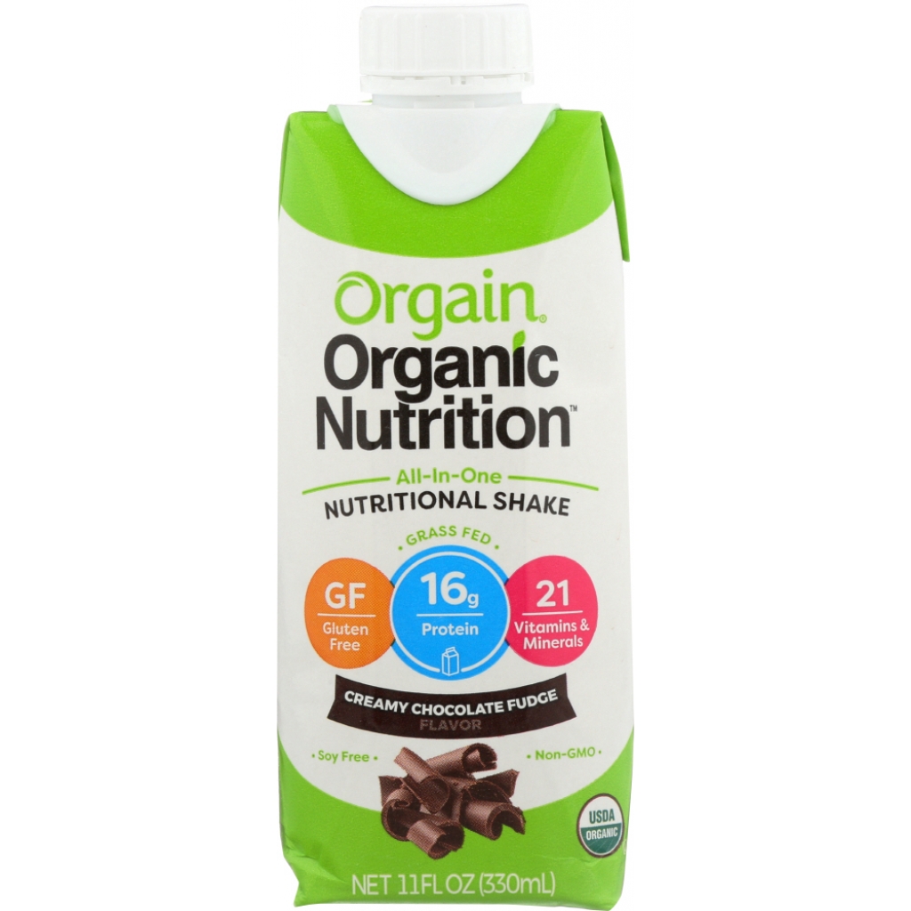 Organic Creamy Chocolate Nutrition Shake - 11 oz