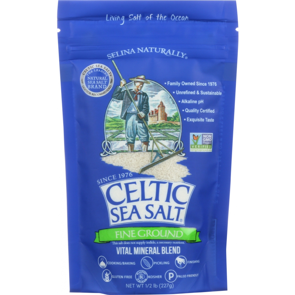 Celtic Sea Salt Fine Ground - 8 oz