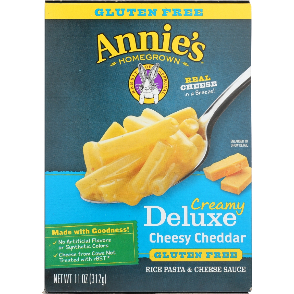 Gluten-Free Creamy Deluxe Macaroni Dinner with Extra Cheesy Cheddar Sauce, 11 oz