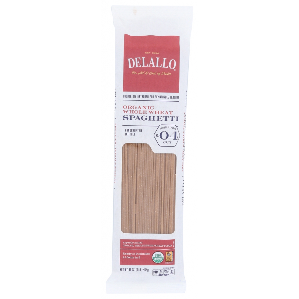 Organic Whole Wheat Spaghetti No.4 - 16 oz