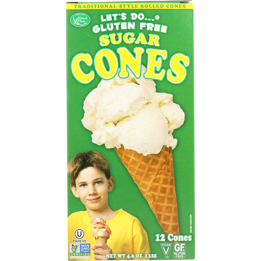 Gluten-Free Sugar Cones - Perfect for Ice Cream