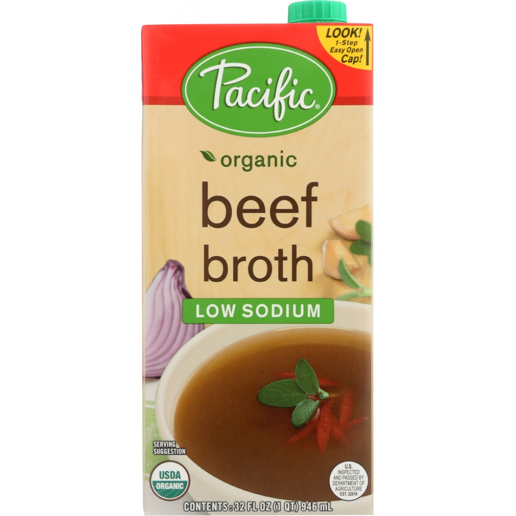 Low Sodium Organic Beef Broth - 32 oz