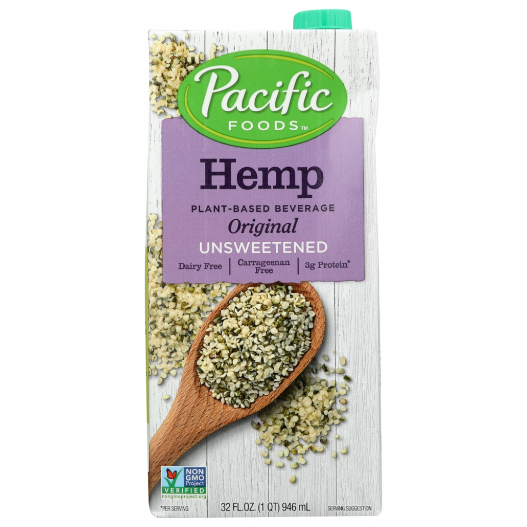 Unsweetened Hemp Original Beverage, 32 oz