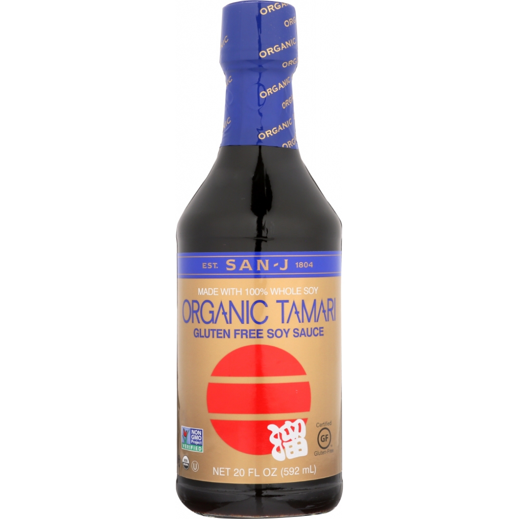 San-J Organic Gluten Free Tamari Soy Sauce - 20 oz