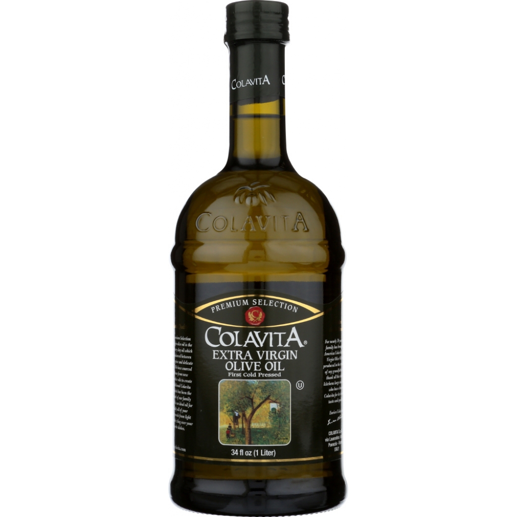 Colavita Extra Virgin Olive Oil - Premium Quality for Everyday Use, 34 oz