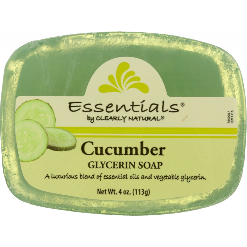 Pure & Natural Glycerine Soap - Cucumber - 4 oz