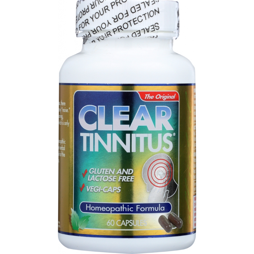 Natural Tinnitus Relief - Clear Tinnitus, 60 Capsules