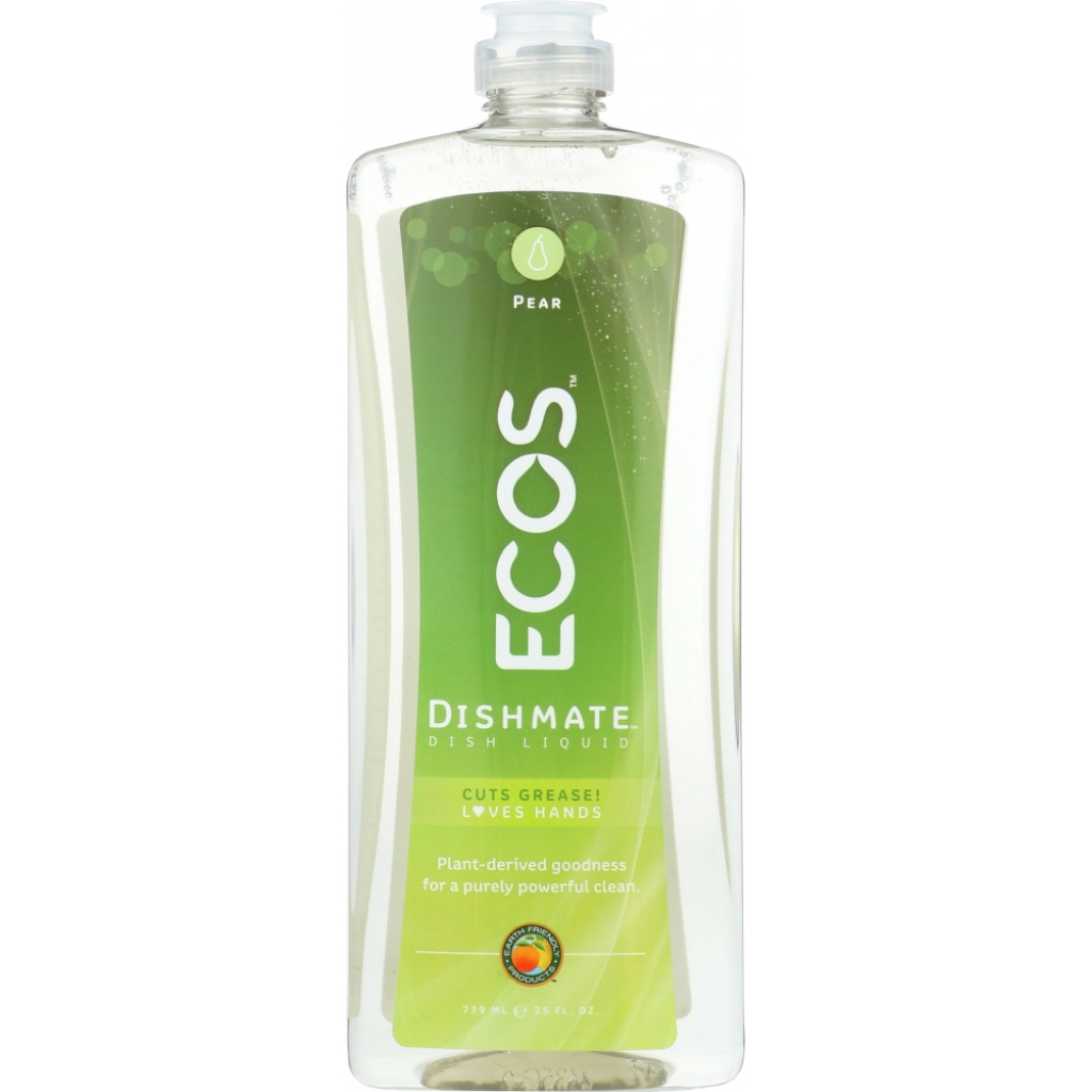 Ecos Dishmate Dish Liquid Pear, 25 oz